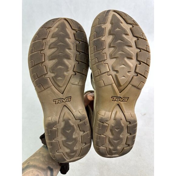 Teva Tirra Hiking Sandals Neutral Multi Womens 9 EUC - Picture 6 of 6